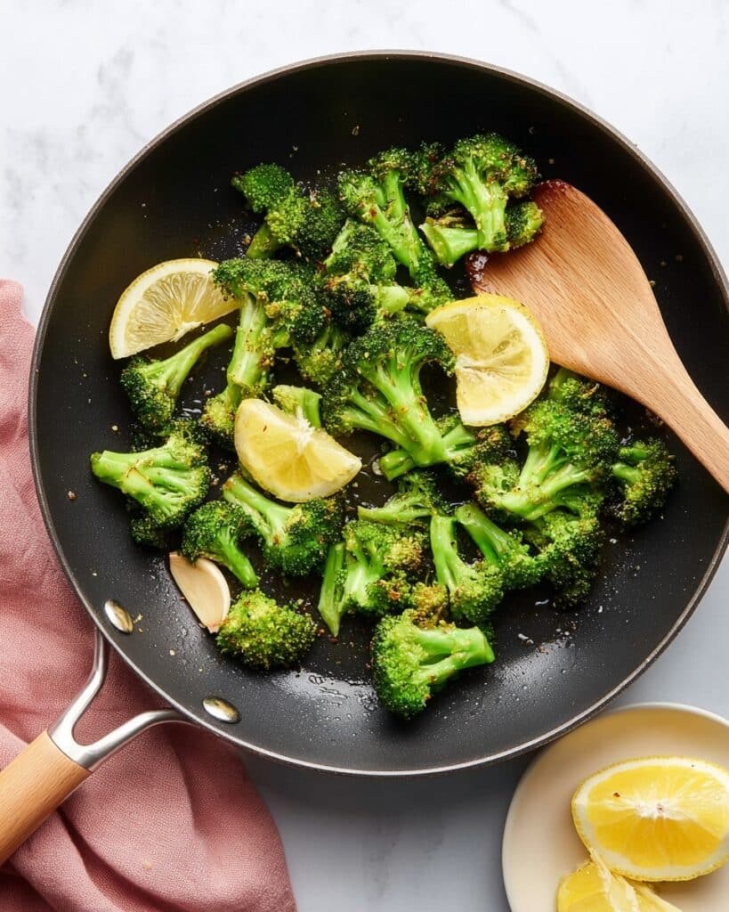 Sauteed Broccoli with Garlic and Lemon Recipe
