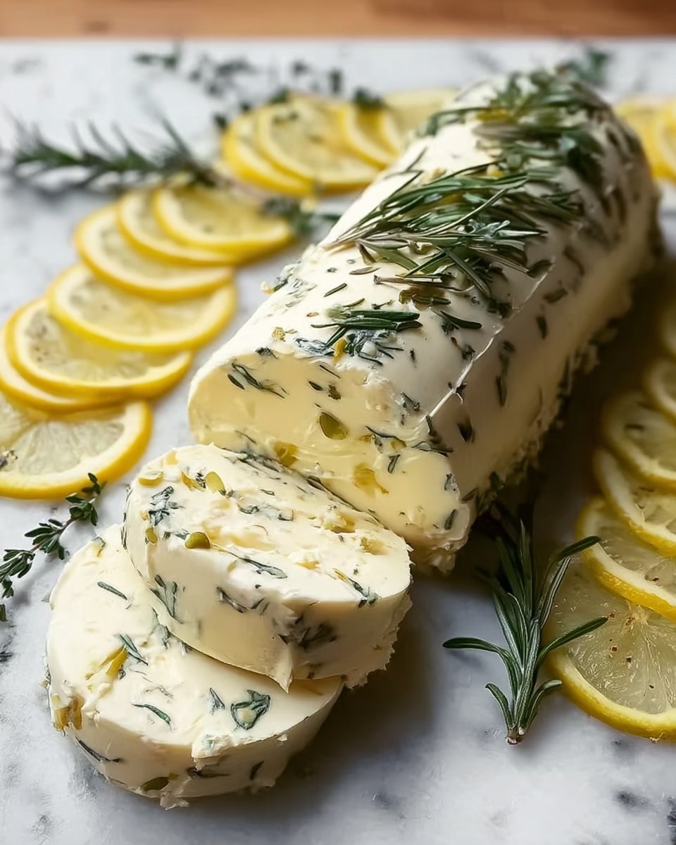 Lemon Thyme Cheese Log Recipe