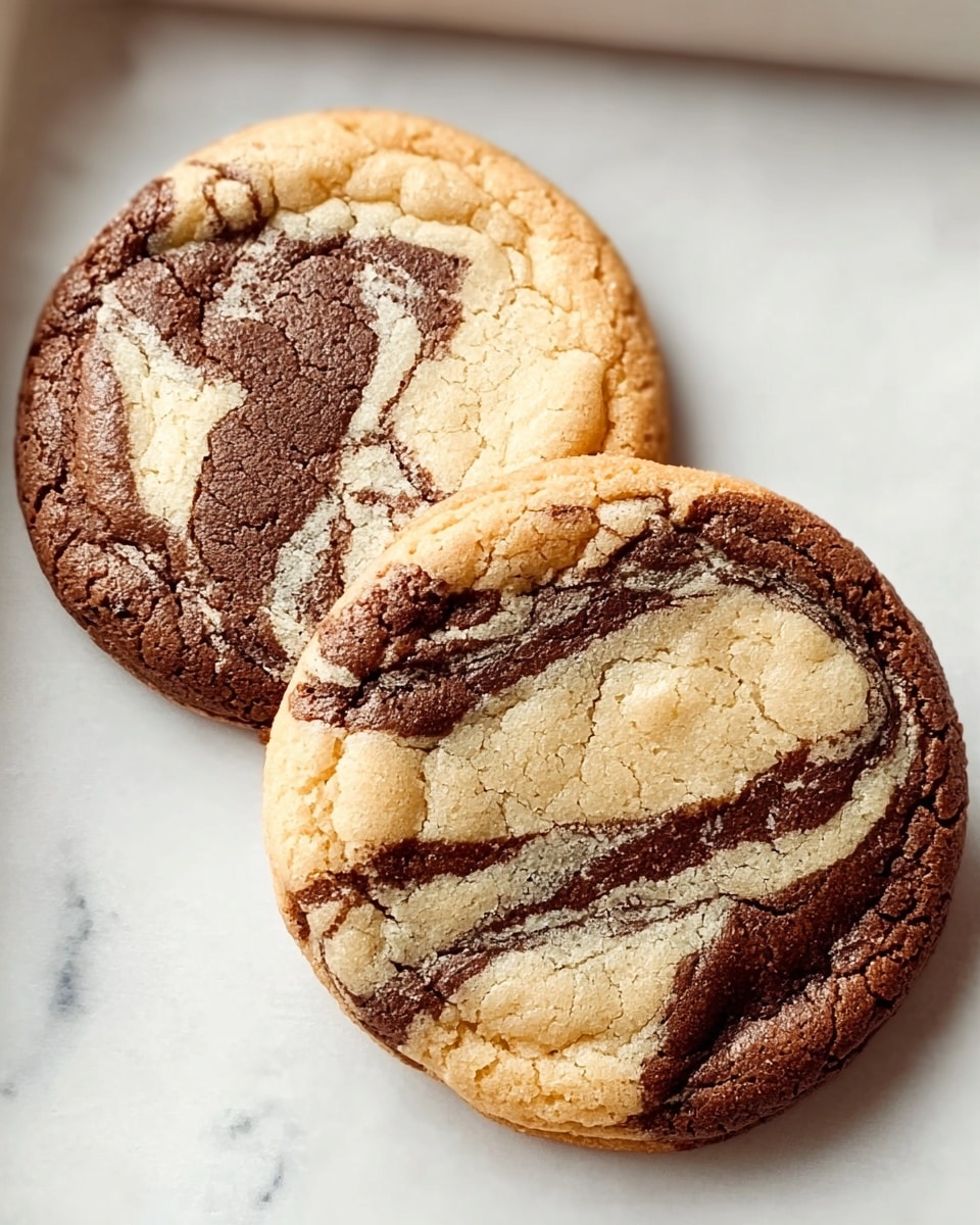 Vietnamese Coffee Marble Cookies Recipe
