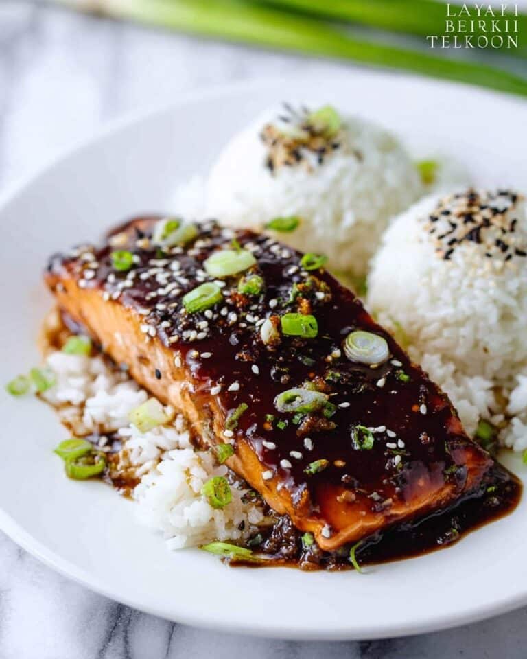 Baked Sesame Teriyaki Salmon Recipe