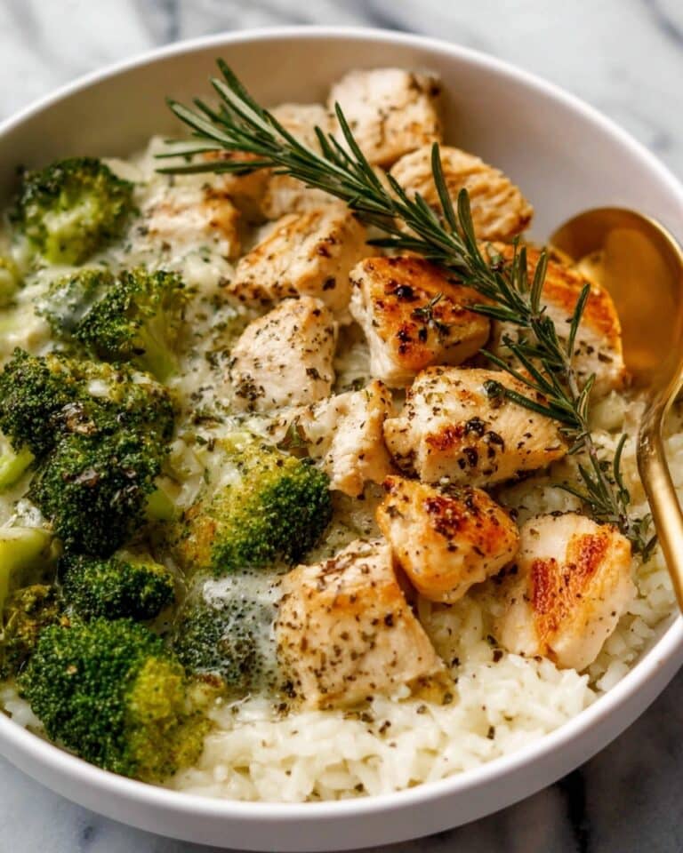 Creamy Parmesan Chicken and Broccoli Rice Recipe