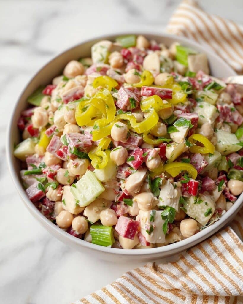 Italian Grinder Bean Salad (High-Protein & High-Fiber) Recipe