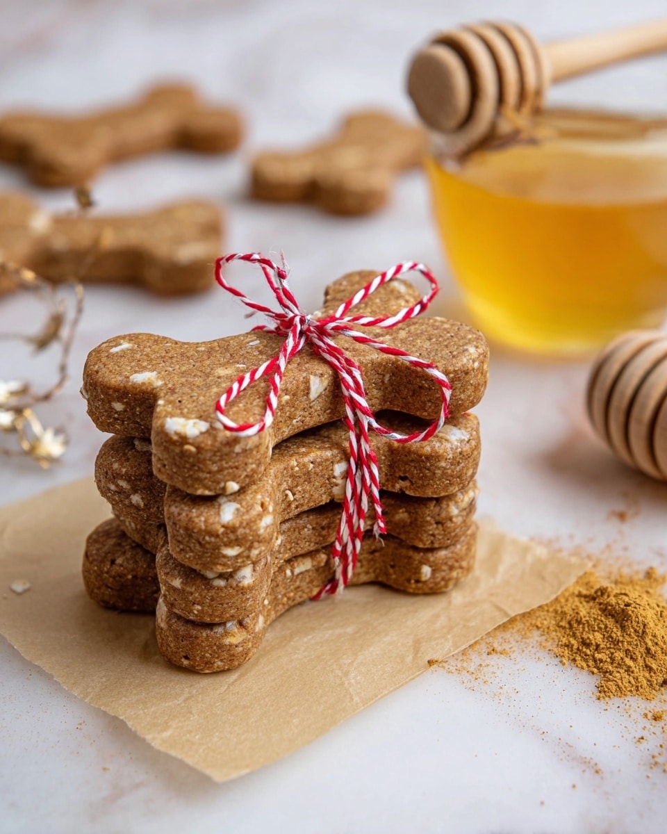 Homemade Whole Wheat Dog Biscuits with Honey and Cinnamon Recipe