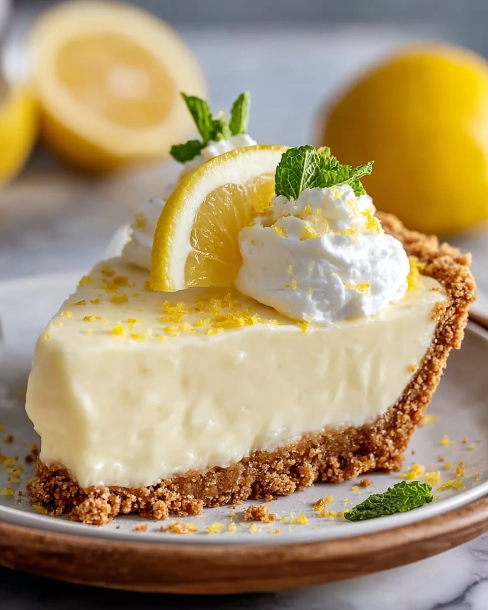 No-Bake Lemon Icebox Pie Recipe