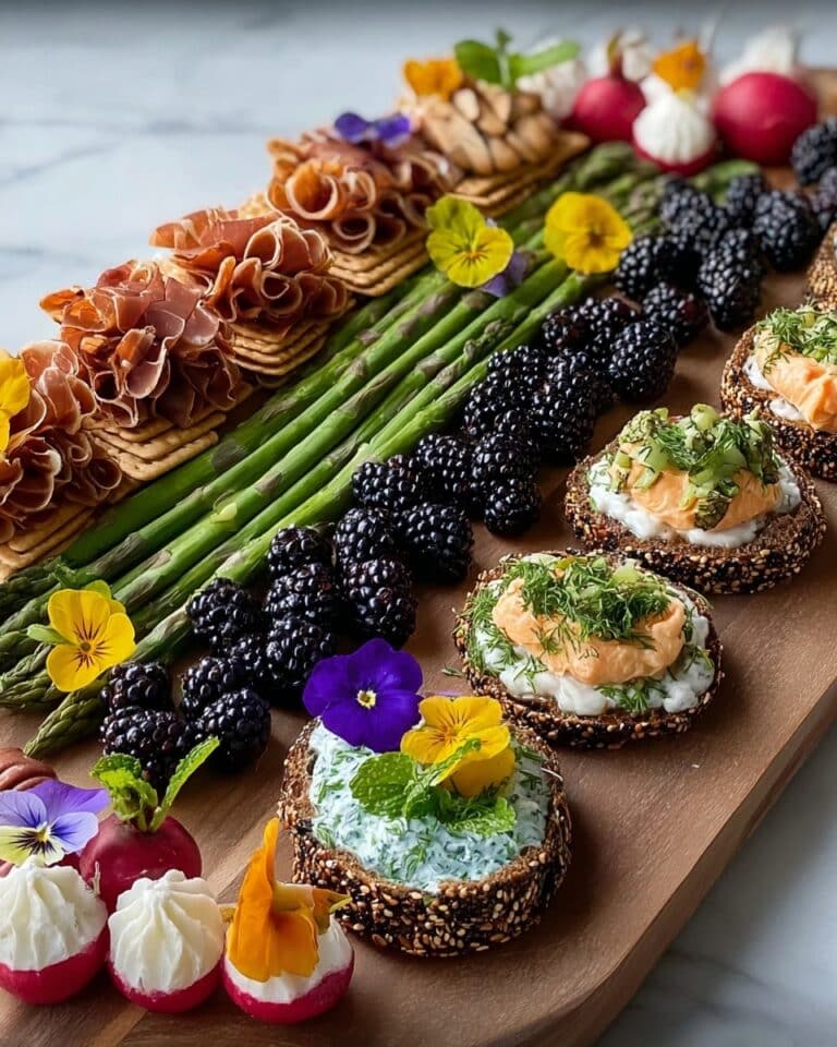 Spring Grazing Snack Board Recipe