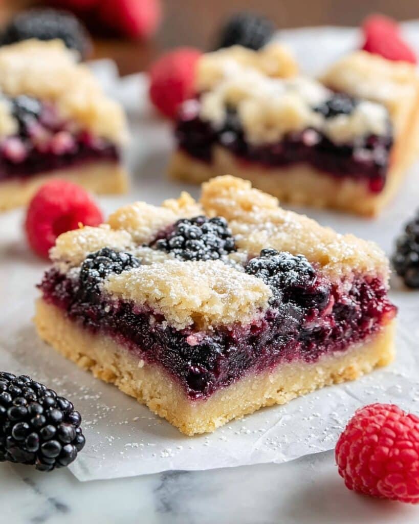 Blackberry Pie Bars Recipe
