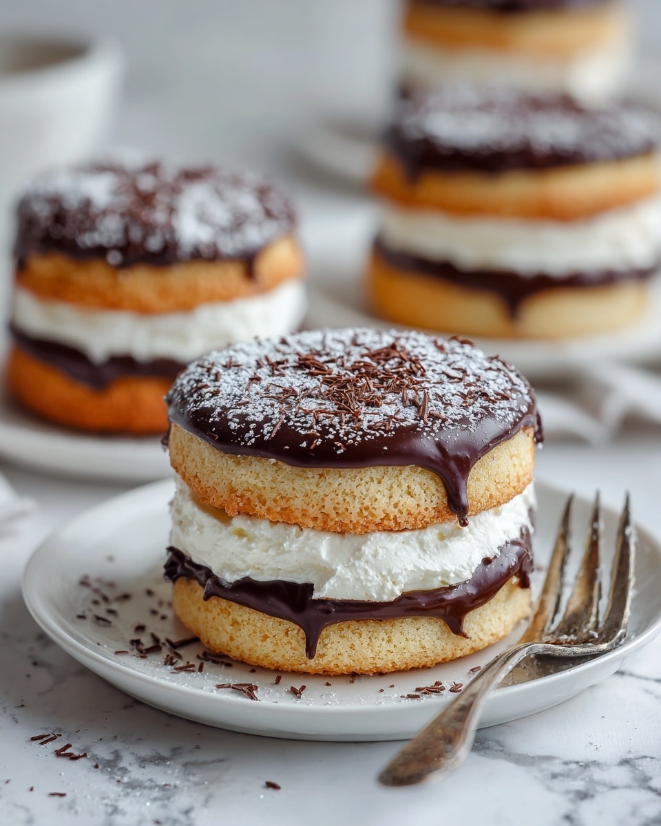 Boston Cream Whoopie Pies Recipe