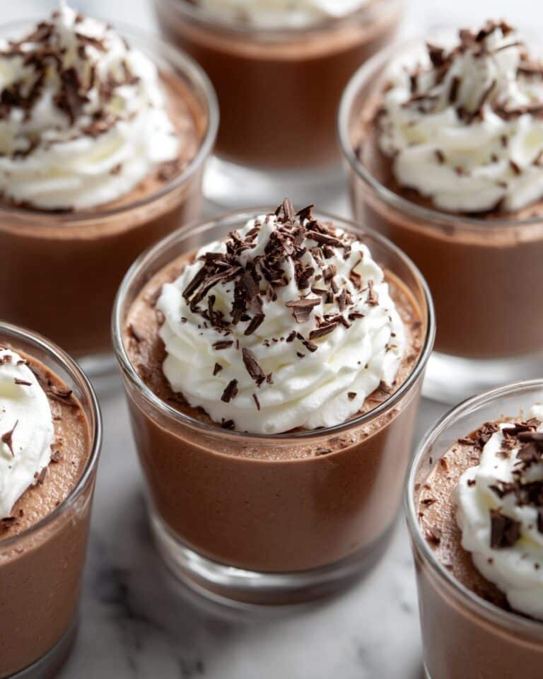 Chocolate Kahlua Mousse with Shaved German Chocolate Recipe