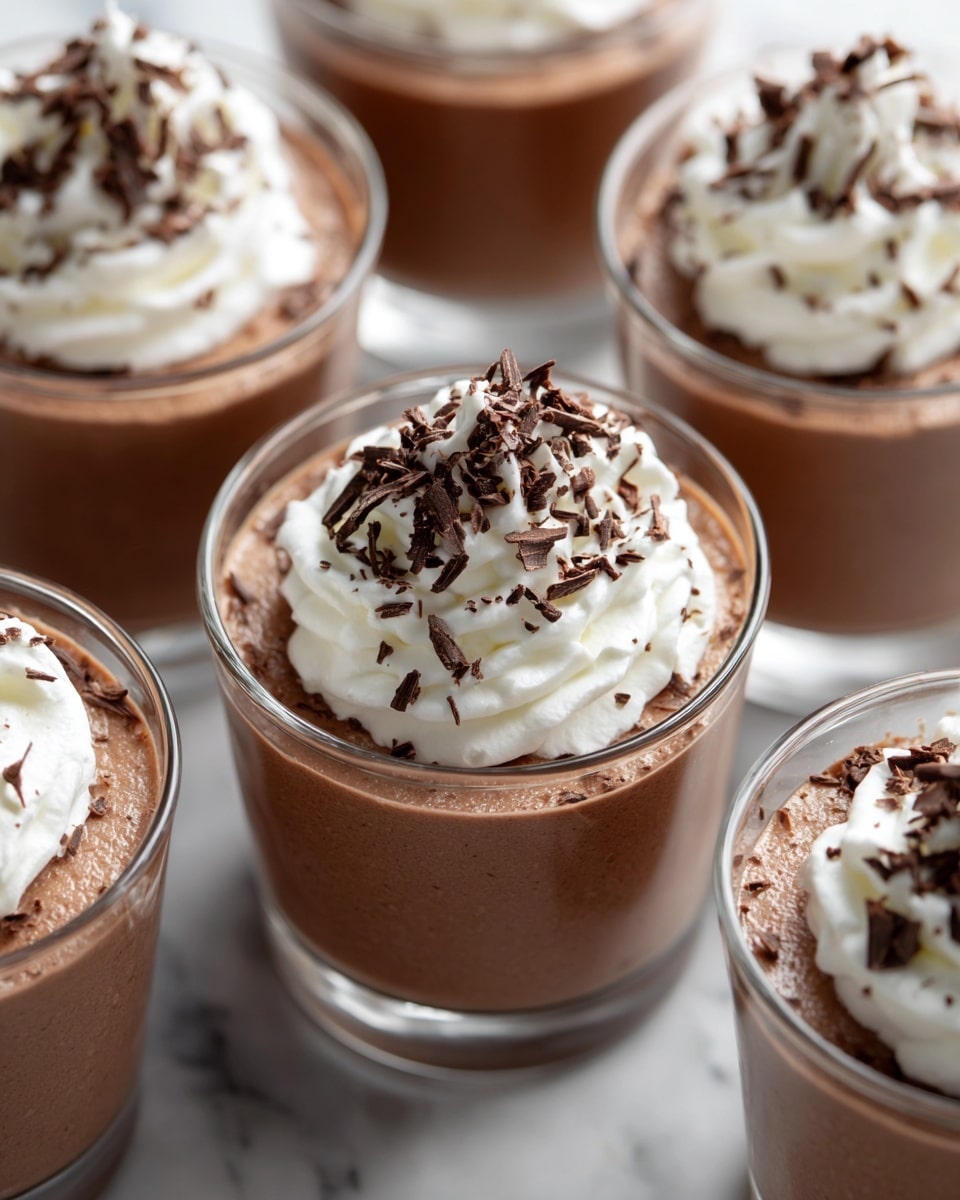 Chocolate Kahlua Mousse with Shaved German Chocolate Recipe