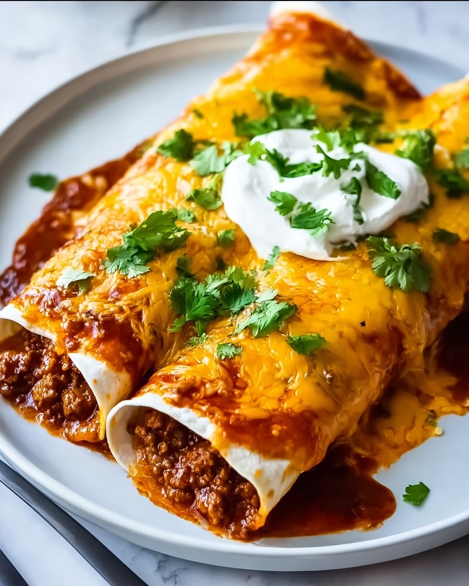 Ground Beef Enchiladas Recipe