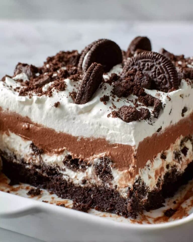 Mocha Oreo No Bake Dessert Recipe