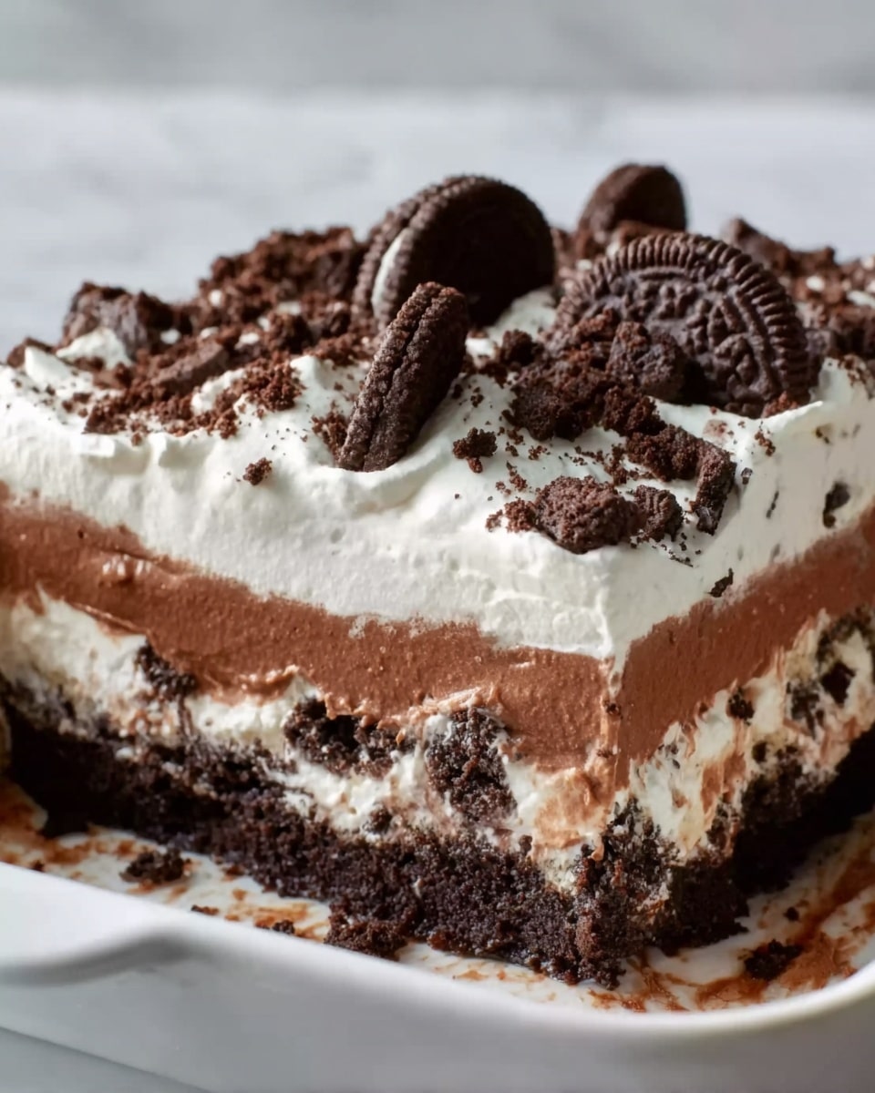 Mocha Oreo No Bake Dessert Recipe