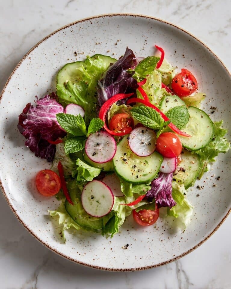 Crisp Zesty Summer Garden Salad Recipe