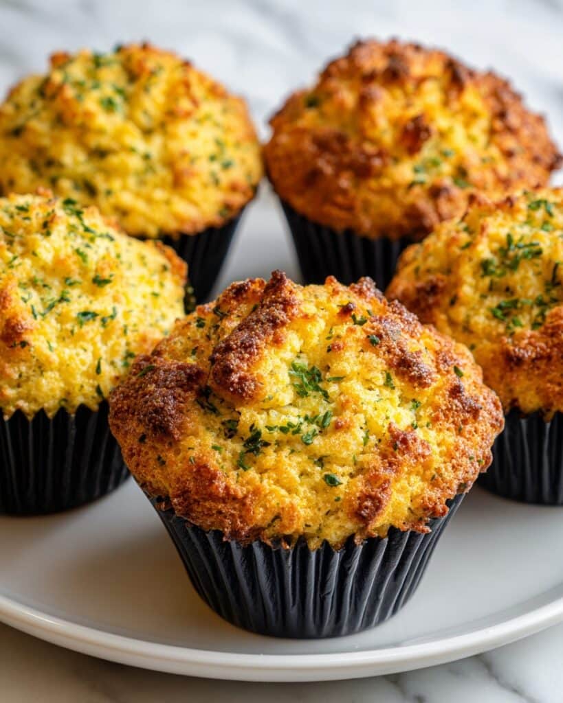 Crispy Parmesan Zucchini Muffins for a Guilt-Free Snack Recipe