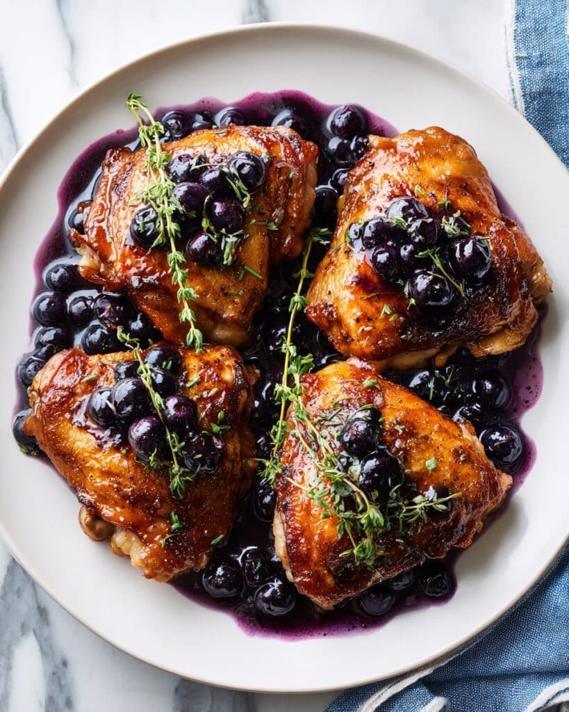 Blueberry Thyme Chicken Recipe