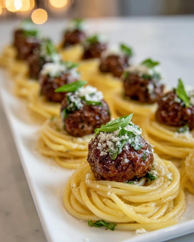 Spaghetti and Italian Meatball Appetizers That Wow Your Guests Recipe
