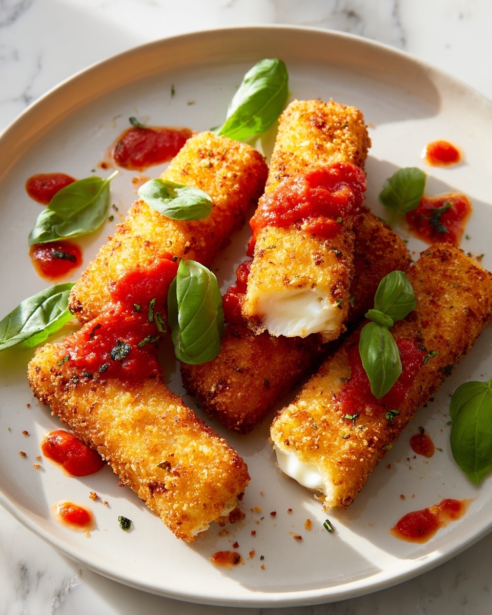Easy Homemade Mozzarella Sticks Recipe