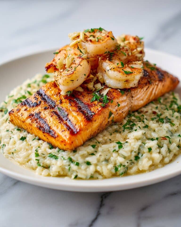 Stuffed Salmon Delight with Crab & Shrimp Recipe