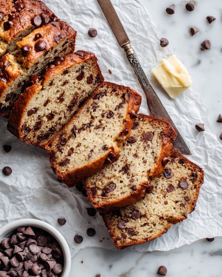 Banana Oat Bread with Optional Nuts or Chocolate Chips Recipe
