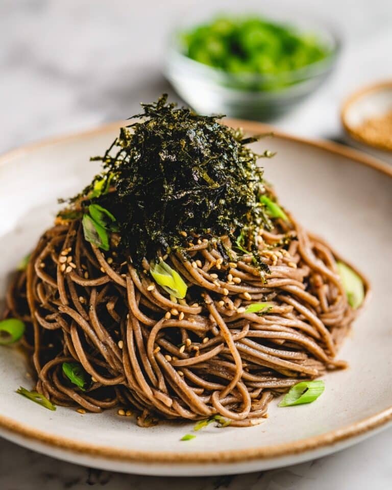 Easy 10-Minute Korean Perilla Oil Noodles Recipe