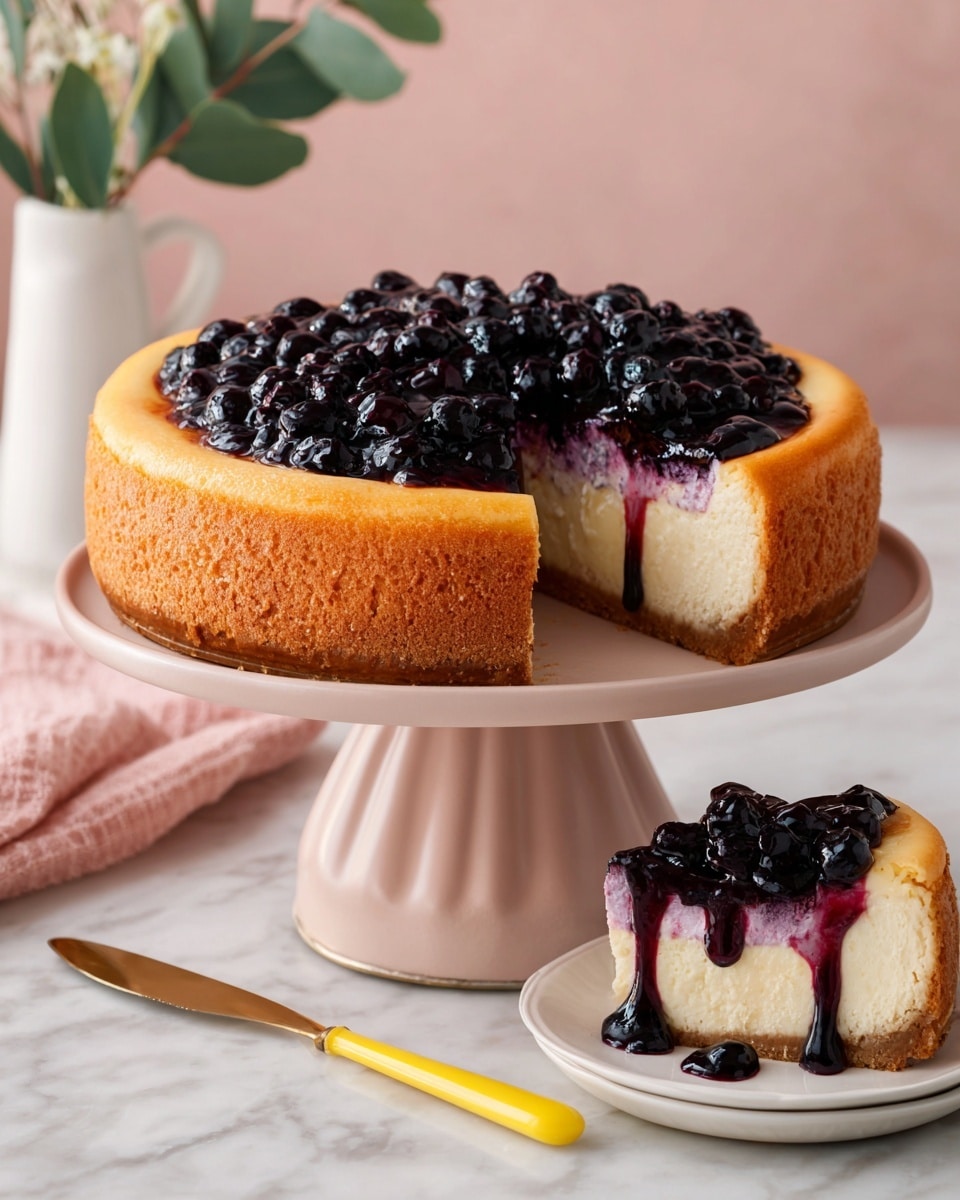 No Bake Blueberry Cheesecake Recipe