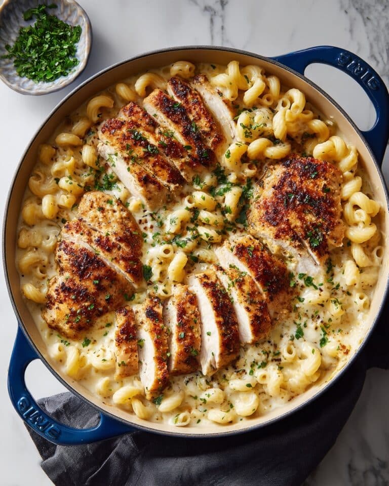 White Cheddar Ranch Chicken Pasta Recipe