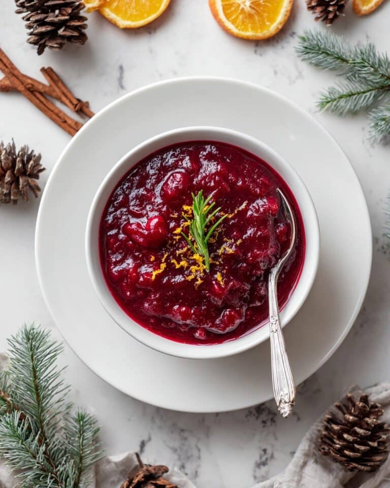Healthy Cranberry Sauce {no added sugar} Recipe