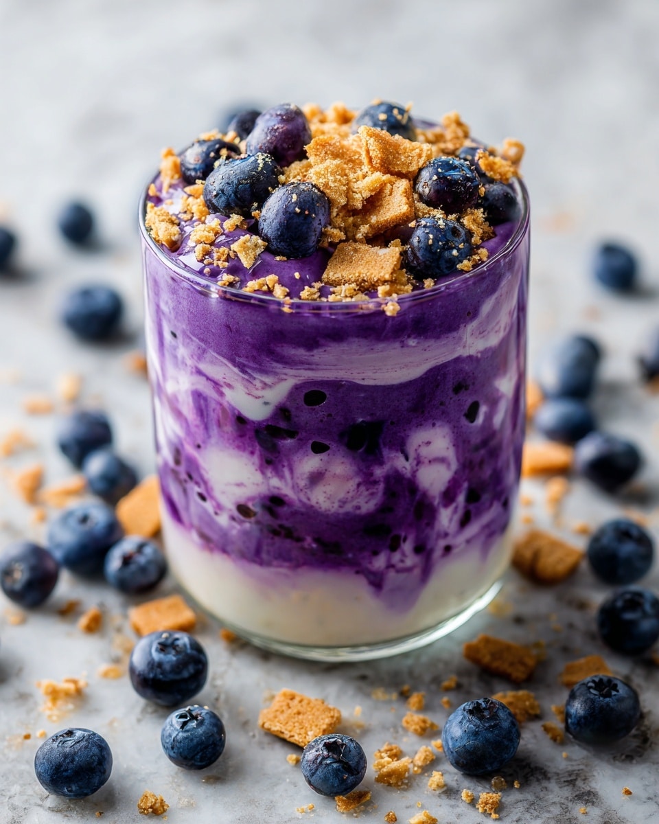 Blueberry Cheesecake Overnight Oats Recipe