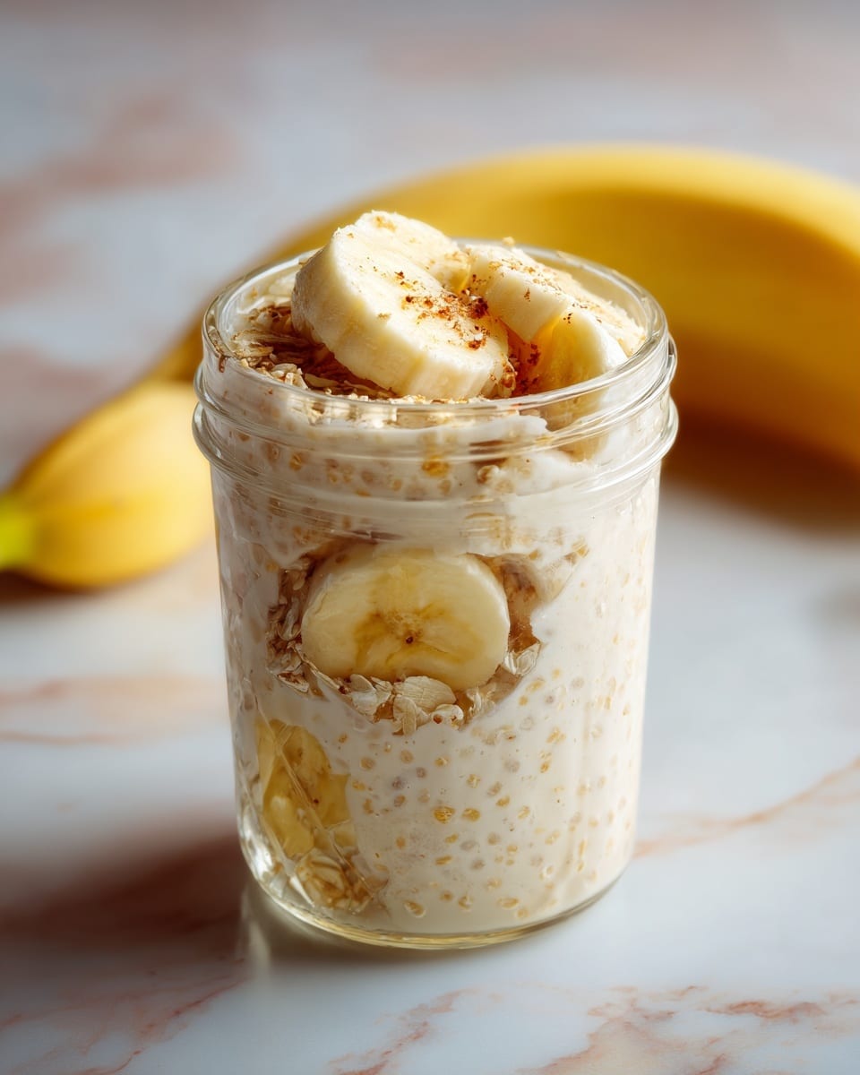 Banana Bread Overnight Oats Recipe