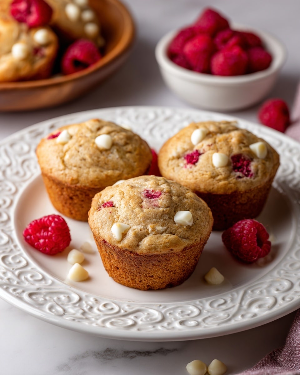 Raspberry and White Chocolate Muffins Recipe