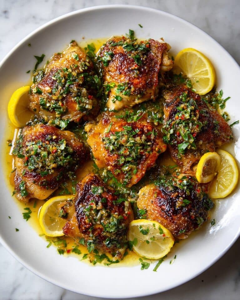 Lemon Garlic Oven-Baked Chicken Thighs Recipe
