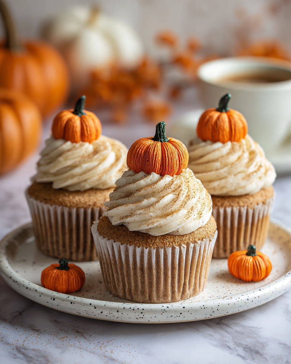 Vegan Pumpkin Cupcakes with Cream Cheese Frosting Recipe