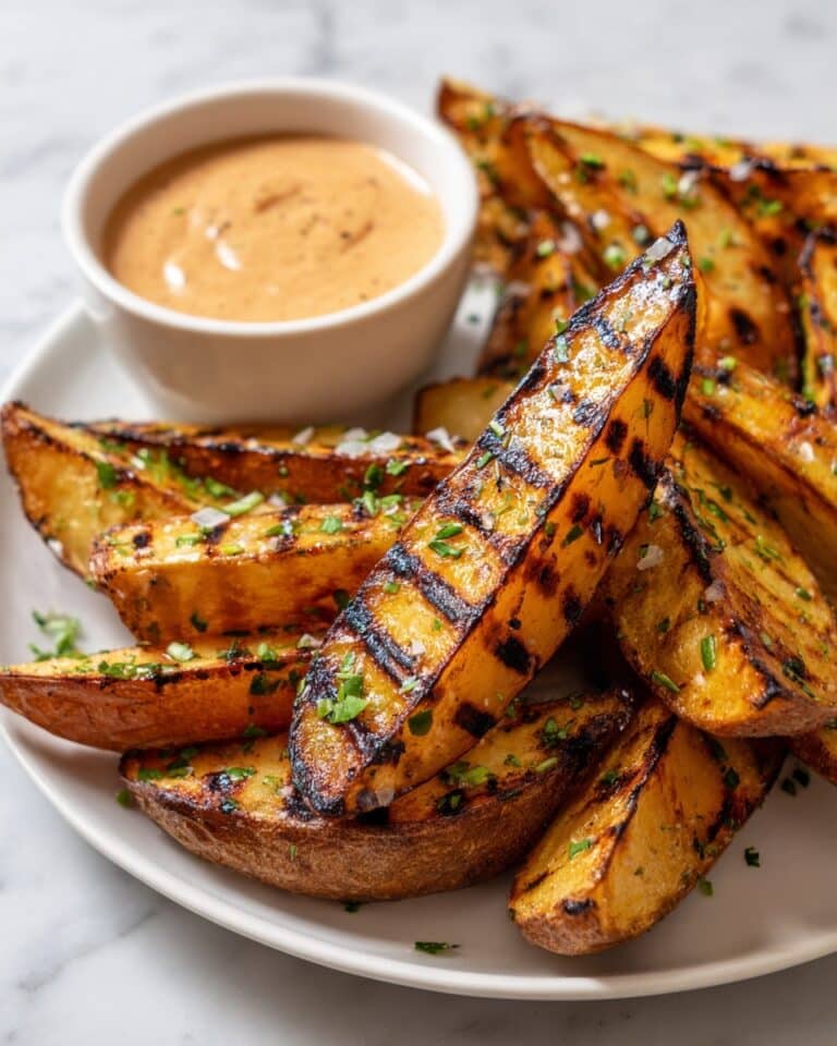 Grilled Potato Wedges with Fry Sauce Recipe