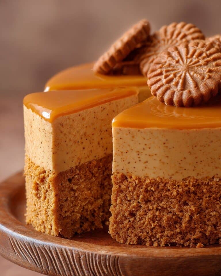 Biscoff Mousse Cake Recipe