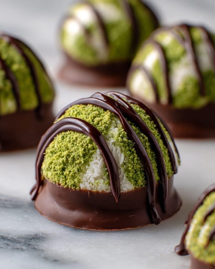 Coconut Pistachio Macaroons Without Wafers Recipe