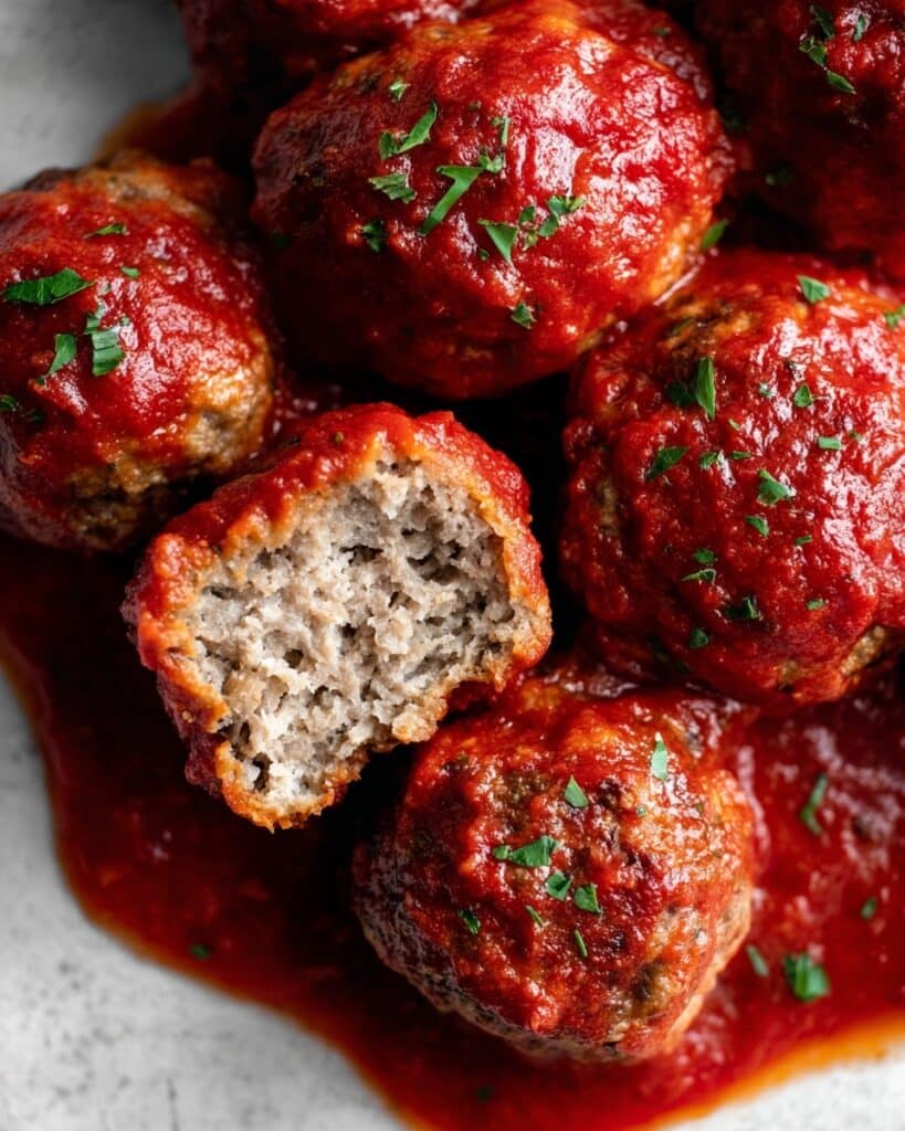 Air Fryer Chicken Meatballs (No Breadcrumbs!) Recipe