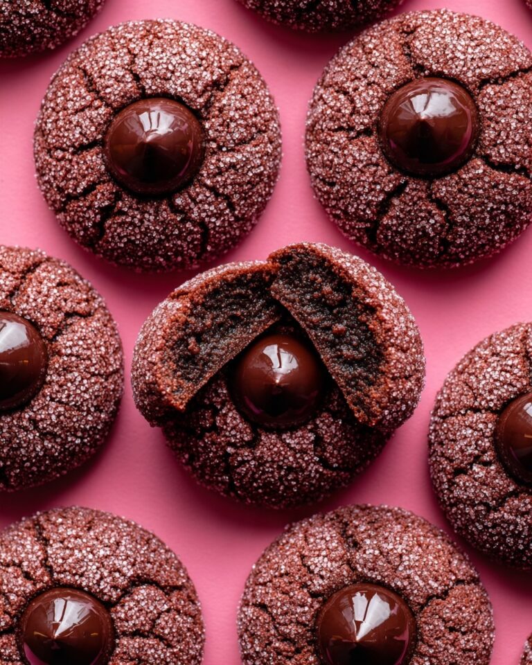 Almond Flour Chocolate Blossom Cookies (No Chill!) Recipe