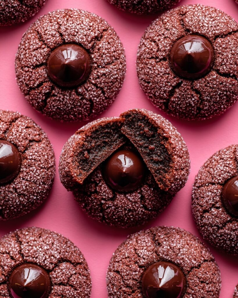 Almond Flour Chocolate Blossom Cookies (No Chill!) Recipe