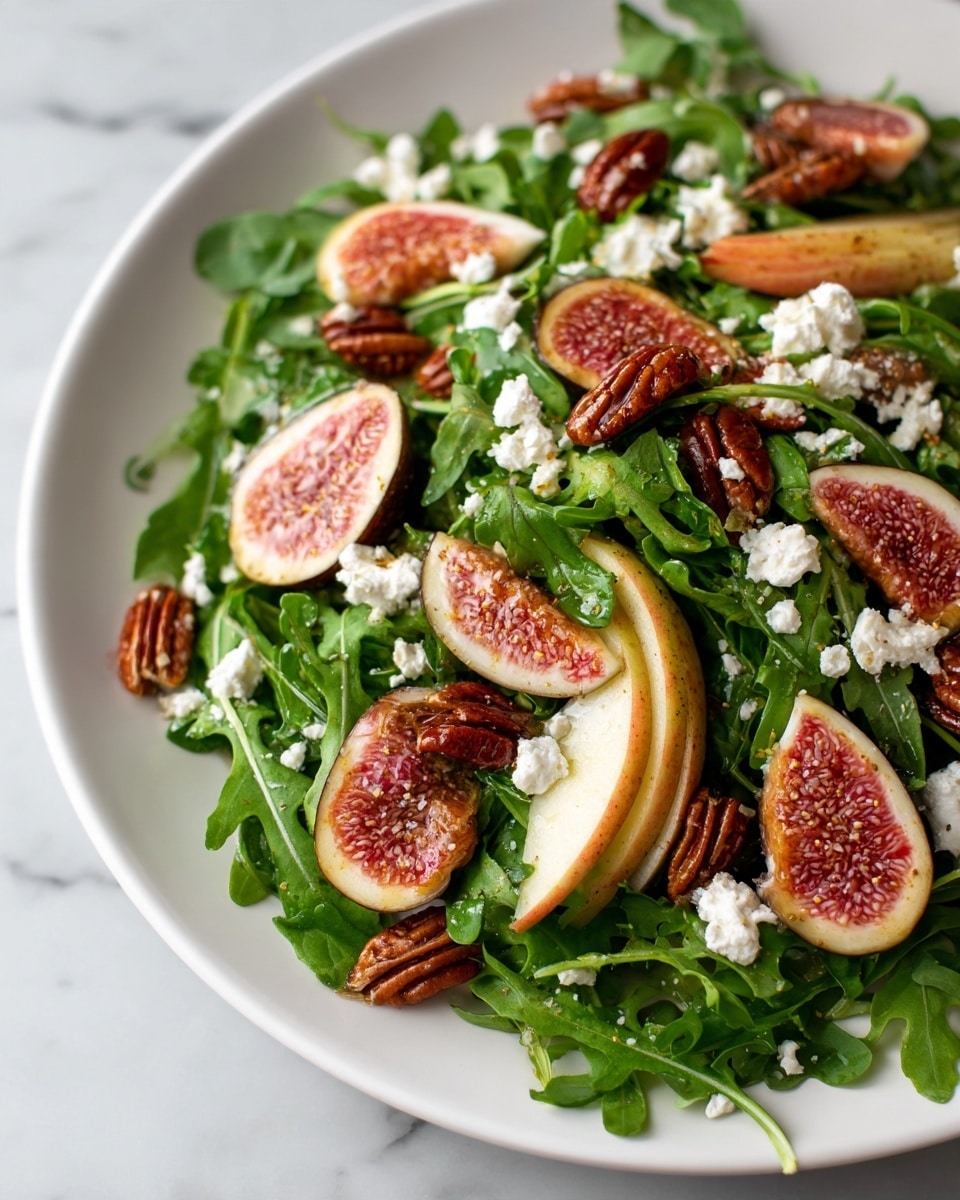 Apple Arugula Salad With Maple Pecans Recipe