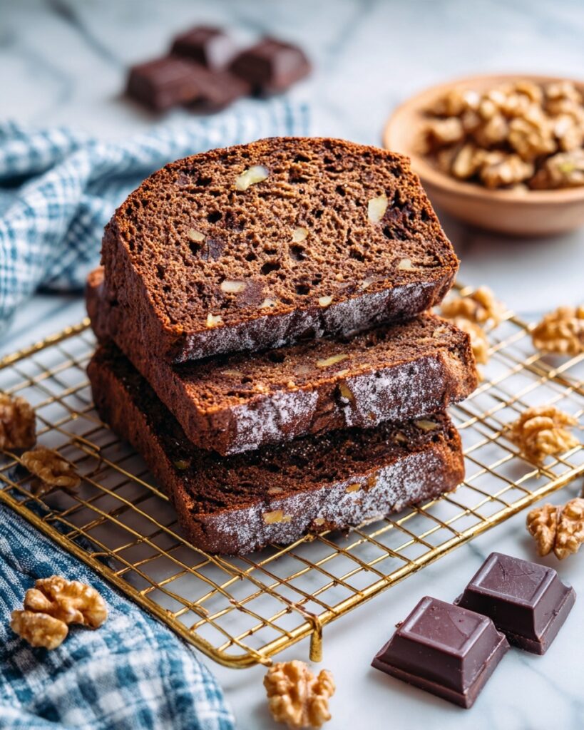 Chocolate Walnut Sourdough Bread Recipe